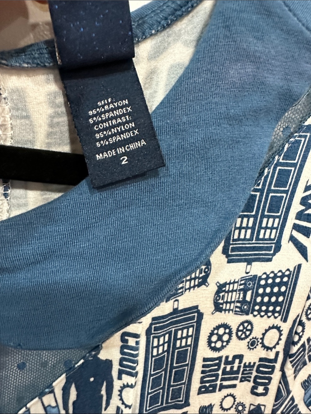 Dr. Who Peter Pan Collar Dress - Picture 3 of 7